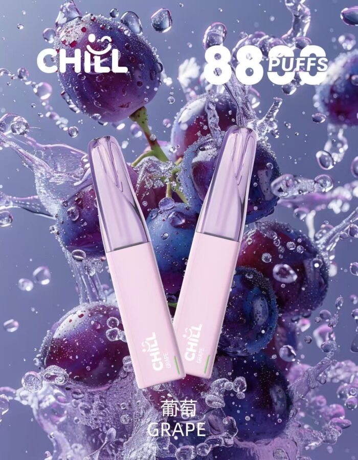 【續航怪獸-全新上市】CHILL 拋棄式 8888口電子煙：圖片 5