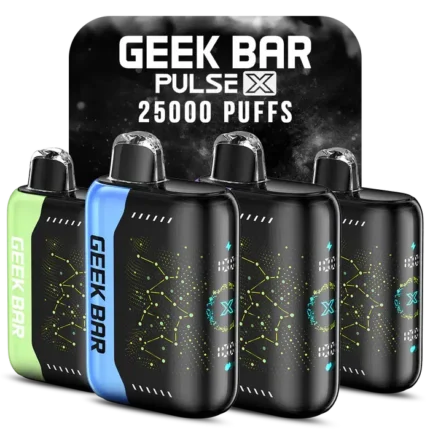 GEEK BAR Pulse X 25000 Puffs 一次性電子煙 拋棄式霧化棒 3D屏幕 全口味實拍