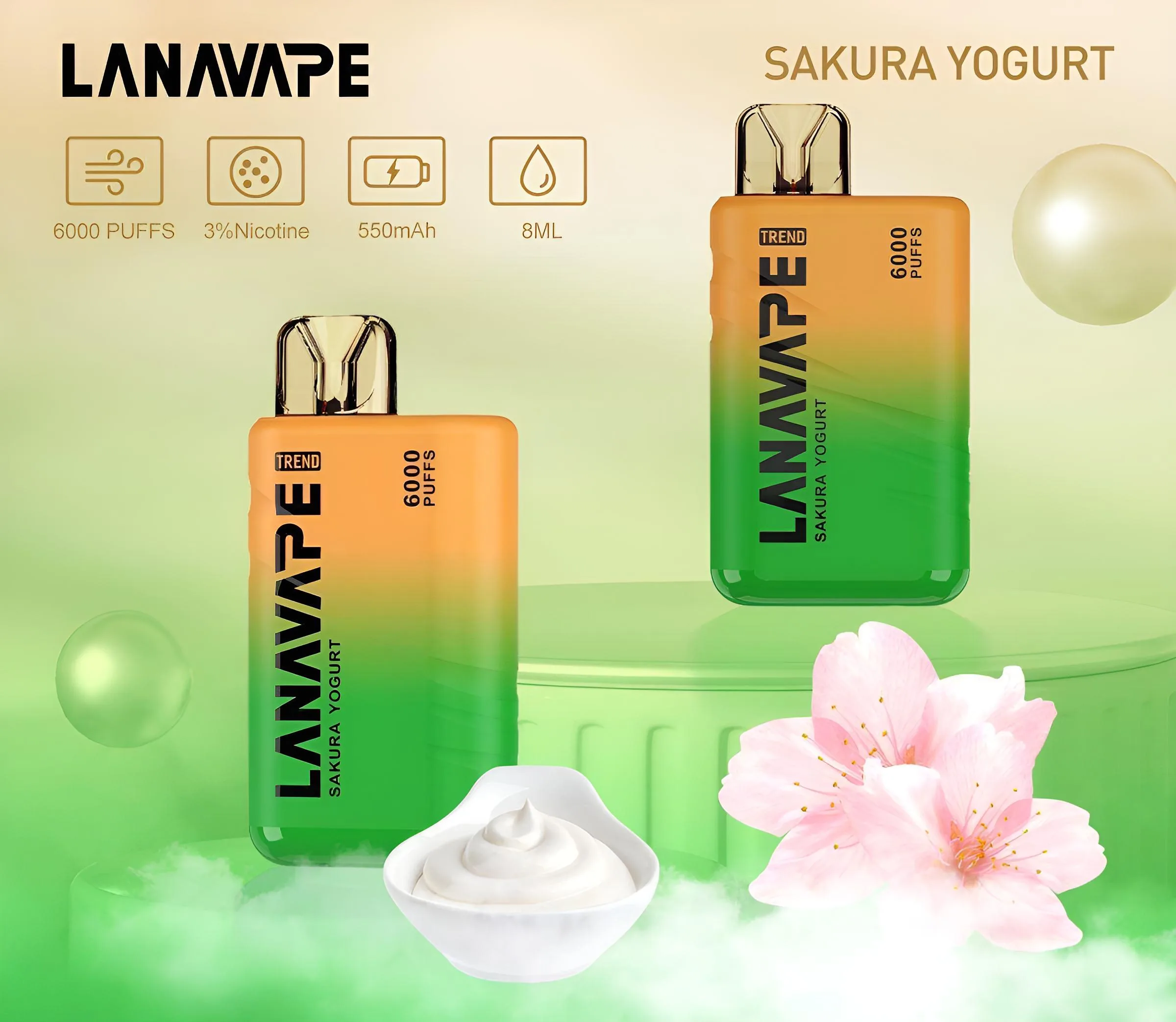 LANA TREND 6000 PUFFS LANA一次性6000口拋棄式電子煙：圖片 3