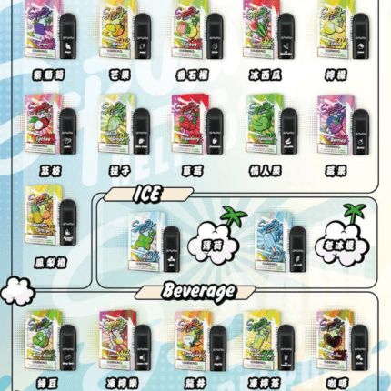 SPUMY 冰熊 5 代煙彈 3顆裝 3% 尼古丁濃度 通用悅刻五代主機 推薦