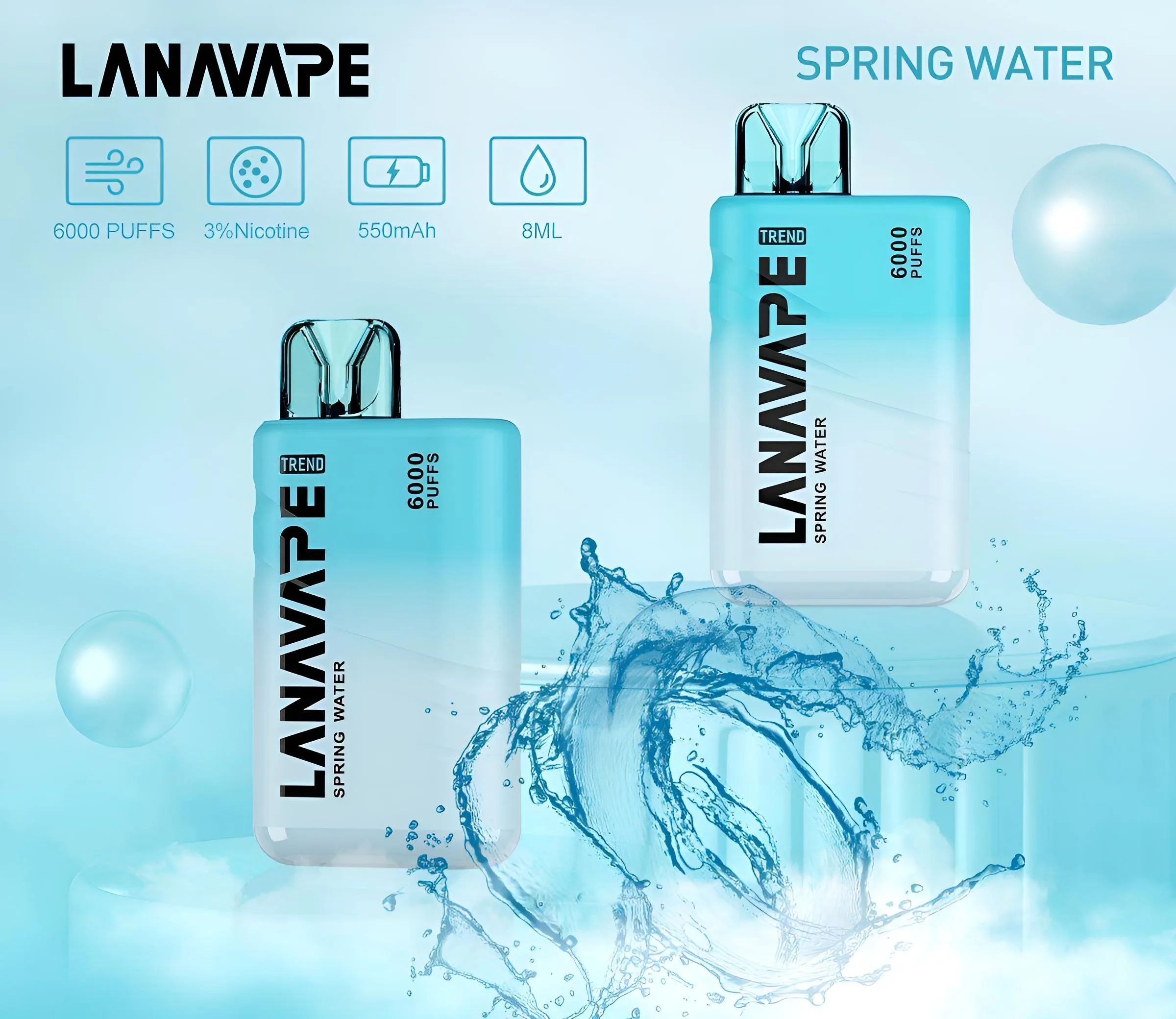 LANA TREND 6000 PUFFS LANA一次性6000口拋棄式電子煙：圖片 2