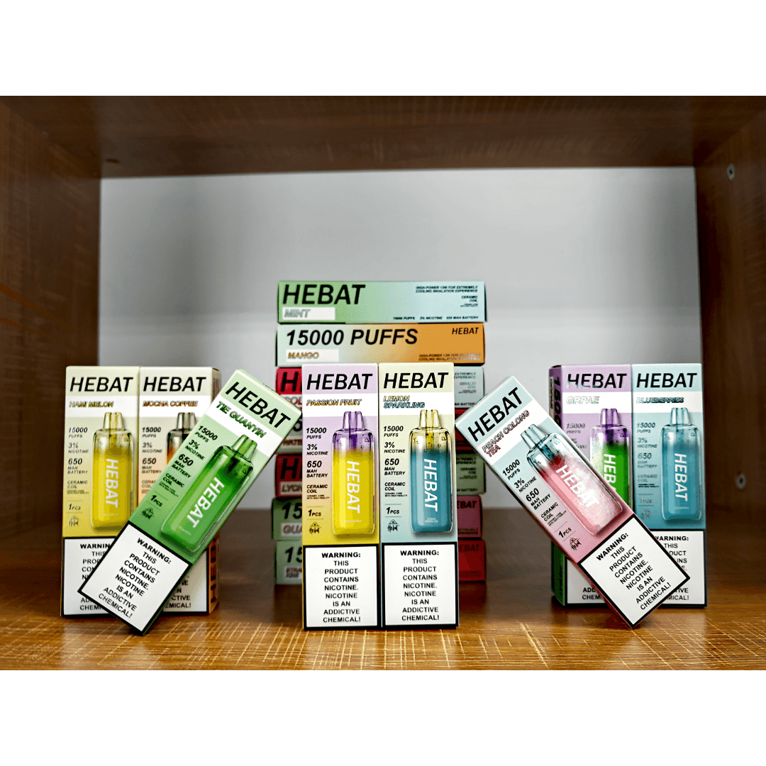 喜貝Hebat拋棄式15000口 Mesh Coil 與 Type-C 快充